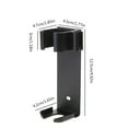 thumbnail image 3 of SIEYIO Wall Mounted Hair Tool Storage Rack Space Aluminum Material for Curling Wands, 3 of 21