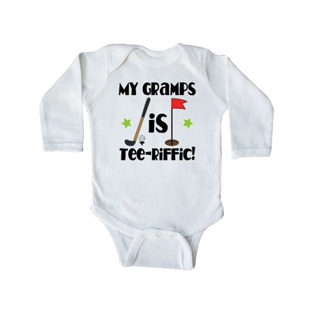 

Inktastic Gramps Golf Grandchild Gift Gift Baby Boy or Baby Girl Long Sleeve Bodysuit