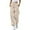 With Drawstring_Beige, variant on Ediodpoh Womens Work Pants Bottom Sweatpants Joggers Pants Workout High Waisted Yoga Pants with Pockets for Women With Drawstring_Khaki#2 L