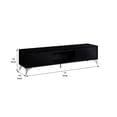 thumbnail image 6 of 71 Inch TV Stand with 2 Door Storage and LED Touch Light, Black, 6 of 6