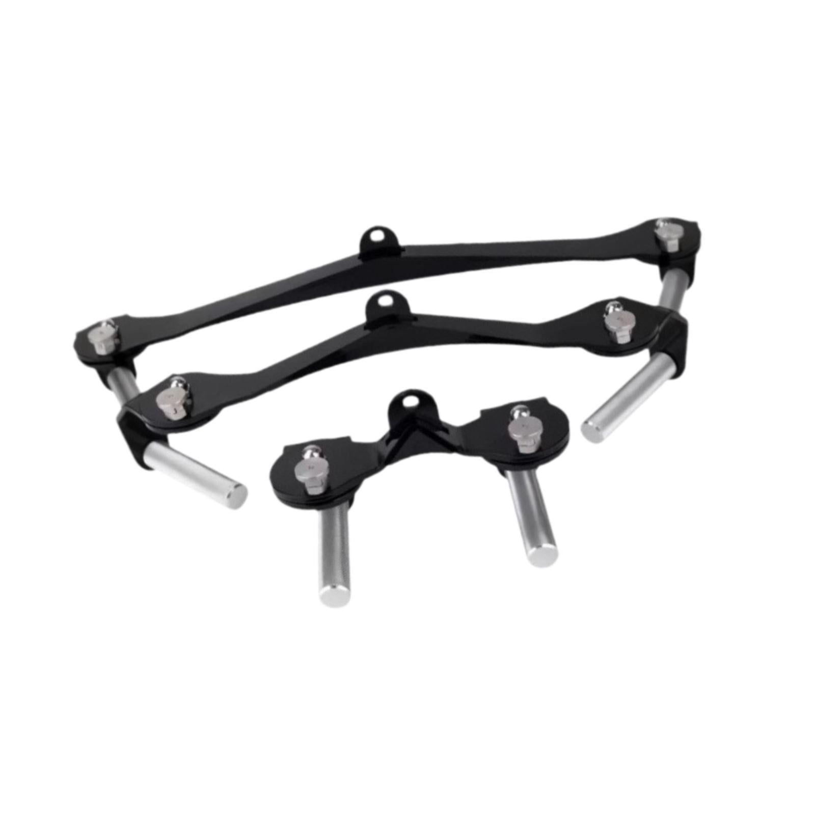 DimyFew Adjustable Gym Handle AntiSlip Grip Pull Down Bar for Arms Workout Men Women Narrow Medium Wide