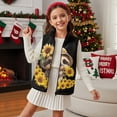 thumbnail image 2 of Pzuqiu Otter Kids Sleeveless Vests Casual Clothes for Girls 2T Soft Fashion Winter Lightweight Sleeveless Fleece Jacket with Pocket Comfortable Warm Fall Outfits for Girls, 2 of 7