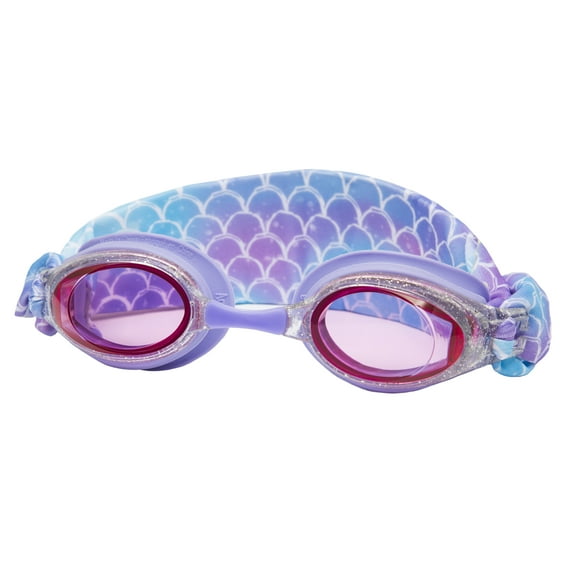 Dolfino Youth Mermaid Fabric Strap Goggles for Children, Blue/Purple Unisex
