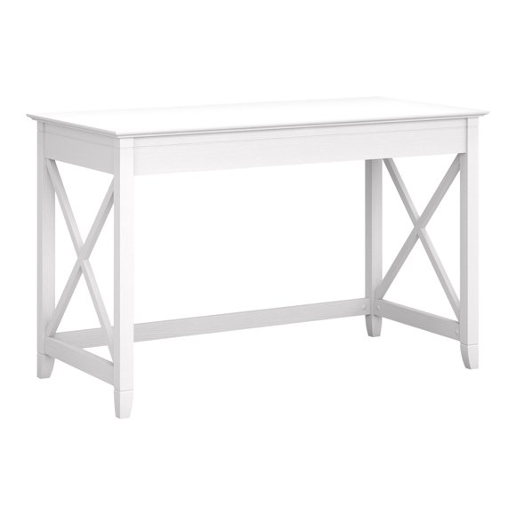Bush Furniture Key West Bureau d'Écriture 48 Po, Chêne Blanc Pur