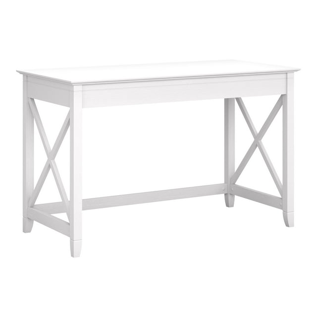 Bush Furniture Key West Bureau d'Écriture 48 Po, Chêne Blanc Pur