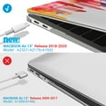 thumbnail image 4 of IBENZER 2022 2021 MacBook Air 13 inch Case M1 A2337 A2179 A1932, Hard Shell Case & Keyboard Cover & Screen Film for Apple Mac Air 13 with Touch ID (2018-2022), NYC, W-AT13-NYC+2, 4 of 9
