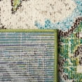 thumbnail image 6 of SAFAVIEH Madison Elinor Traditional Distressed Area Rug, Green/Light Blue, 3' x 3' Square, 6 of 8