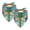 Multi-colored 2, variant on PhooArto Dragonfly Flowers Painting Dog Bandanas, 2 Pack Soft Washable Pet Scarf Triangle for Large Dogs Puppies and Cats