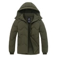 thumbnail image 2 of Wantdo Women's Autumn Jacket Hooded Winter Coat Packable Puffer Jacket Camping Use Amry Green 2XL, 2 of 9