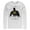 White, variant on Men's Batman I Am Gotham Drip Long Sleeve Shirt White Large