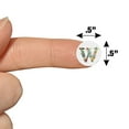 thumbnail image 6 of Letter W Floral Monogram Initial Planner Calendar Scrapbooking Crafting Stickers, 6 of 6