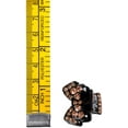thumbnail image 3 of Pinces à Cheveux à Griffes en Strass - 12 Pcs Mini Pinces à Cheveux Pinces Antidérapantes avec Pinces à Cheveux à Mâchoires en Strass Colorées pour Femmes Filles Épingles à Cheveux (Forme Nœud), 3 of 7