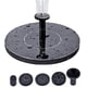thumbnail image 1 of Zhuge Bomba de fuente solar, bombas de fuente con energía solar para baño de pájaros con bombas de agua flotantes independientes de 1,0 W para baño de pájaros - 5,3 pulgadas, 1 of 5