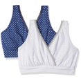 thumbnail image 1 of Playtex Soutien-Gorge d'Allaitement Sans Armature Lot de 2, TP, Imprimé/blanc, 1 of 1