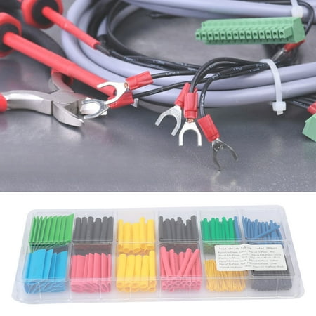 

280Pcs/Box Eco-friendly Colorful Heat Shrink Tube Assorted Flame Retardant 45mm Waterproof Heat Shrink Tubing for Data Cable