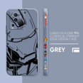 thumbnail image 3 of Case For VIVO IQOO 5 7 8 9 10 11 Pro 5G Z6 Z7 NEO3 5 5S 6 7 Colour Simple Liquid Silicone Case Marvel Iron Man Comics, 3 of 5
