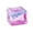 Purple (Snowflakes), variant on Stress Balls Ice Cube, Square Stress Cube, Soft Silicone Squeezable T-oy - Slow Rising Stress Relief Sensory T-oys for Adults Ice Cube Fidget Squeezable Stress Ball TPR Material