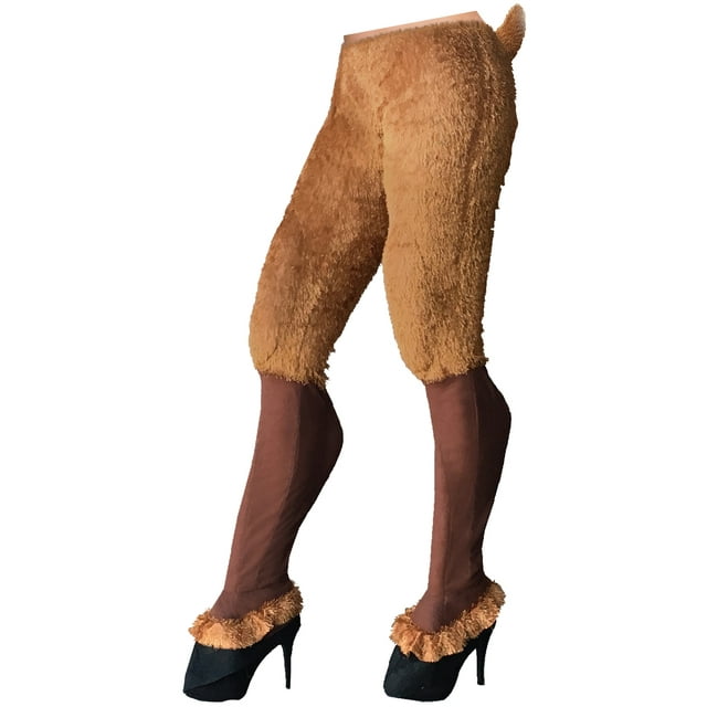 Mythical Creatures Faun Pants Satyr Cosplay Fur Goat Legs Adult Womens Costume