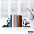 thumbnail image 4 of Handmadetneonsign Horse Metal Bookends, Horse Name Bookend, Horse Lover Gift Table Bookshelf Decor 80305, 4 of 4
