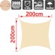 thumbnail image 1 of Toldo impermeable 300D para exteriores, tela Oxford, protector solar Anti-UV, cubierta de lluvia para jardín, patio 3x3m/3x4m/3x5m/2x3m, 1 of 4