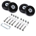 thumbnail image 2 of OwnMy Roues de Remplacement pour Valise 60mm x 18mm, Roues Pivotantes en Caoutchouc Kits de Réparation Roulements, un Ensemble de 4, 2 of 4