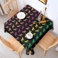 thumbnail image 2 of Rainbow Puppy Square Tablecloth,Waterproof Square Table Cover,Wipeable Spillproof Washable Table Cover for Home Kitchen Party Decor 60"x60"(152x152cm), 2 of 6