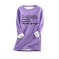 thumbnail image 2 of Birdeem Chemise Décontractée à Manches Régulières Imprimée Mode pour Femmes Hiver Ample Vacances Col Rond, 2 of 12