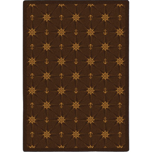 Joy Carpets Joy Carpet Mariner'S Tale Chocolate 5'4" x 7'8"