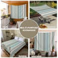 thumbnail image 6 of Light Blue Striped Tapestry for Bedroom Wall Hanging Tapestry, Farmhouse Thin Line Modern Abstract Art Ceiling Backdrop Tapestries Poster Blanket Wall Decor for Teens Room Living Room Dorm 55" x 73", 6 of 8