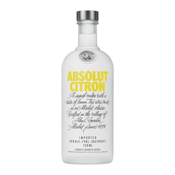 Vodka Absolut Citron 750 ml