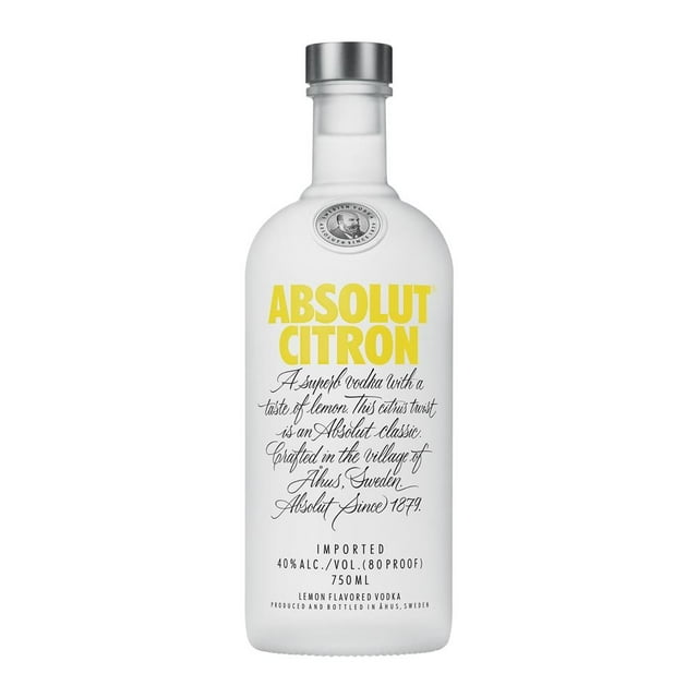 Vodka Absolut Citron 750 ml