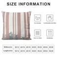 thumbnail image 5 of Red and White Throw Pillow Covers Striped Pillow Cases Farmhouse Decorative Cushion Covers for Sofa Couch, 5 of 5