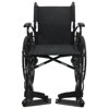 Karman 802N-Dy 30 lbs Lightweight Wheelchair with Flip Back Armrest and Elevating Legrest, 16" Seat