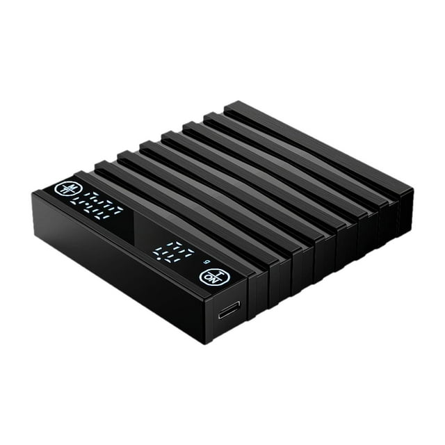 Escala de café mini recargable con un temporizador versátil 3.3x3.7x0.8 pulgadas 0.1g escala de cocina digital portátil de alta precisión Negro