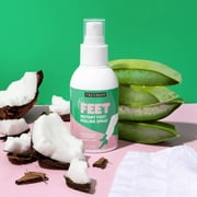 Freeman Flirty feet Coconut & Aloe Softening Peeling Foot Spray, 4 fl.oz./ 118 ml Bottle