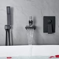 thumbnail image 6 of Tub Shower Faucets Sets Complete Brushed Gold Bathtub Shower System with Tub Spout, Bathtub Faucet Set Tub and Shower Faucet Combo Trim Kit with Rough-in Valve, 6 of 9