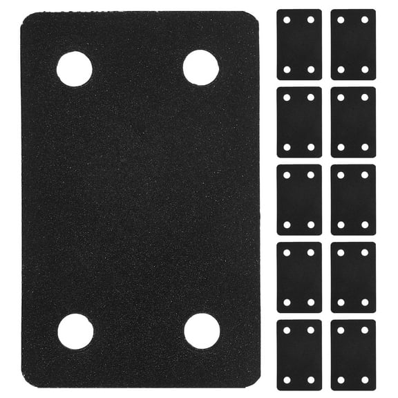 10pcs Furniture Mending Plates Stainless Steel Straight Brackets Flat Metal Brackets Repair Plates