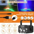 thumbnail image 4 of FungLam 1024Pattern Laser Projector LED Stage Light RGB Disco DJ KTV Show Party Lighting for Music Pub Wedding Christmas, 4 of 8
