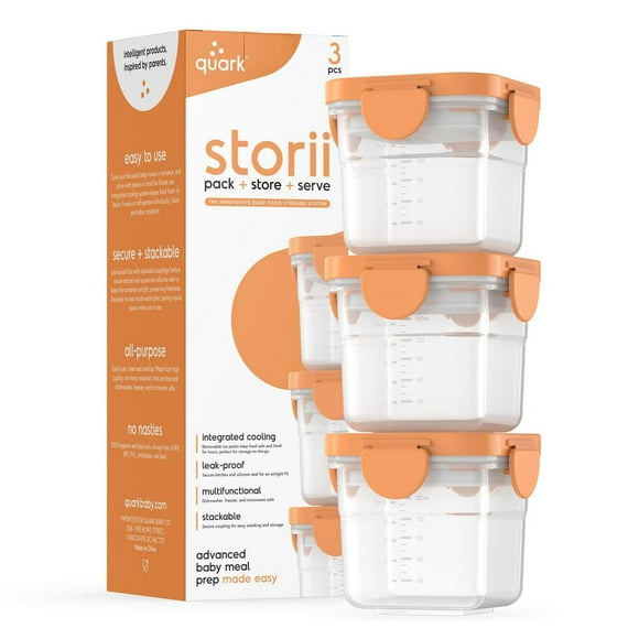 Conservation des aliments pour bébé Storii de Quark paquet de 3,150ml