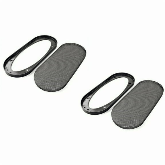 2 American Terminal universal 4x10" speaker coaxial component grills covers