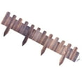 thumbnail image 1 of Minkissy Landscape Edging Fence Wood Coffee 1 Set Decorative Edging Natural Atmosphere, 1 of 7