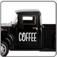 thumbnail image 2 of Camión de Metal para Barra de Café, Camioneta Retro, Mini Camión Fundido A Presión para Decoración de Mesa de Estación de Café de Granja (Negro), 2 of 6