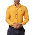 thumbnail image 2 of Camisa Hombre Casual Manga Larga Amarillo Lisa Platino, 2 of 5