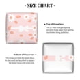 thumbnail image 5 of Tissue Flower Rabbit Box Cover Holder, Square by Xecao - Leather Decorative Organizer for Tabletop, Bathroom, Car, Office, 5 of 8