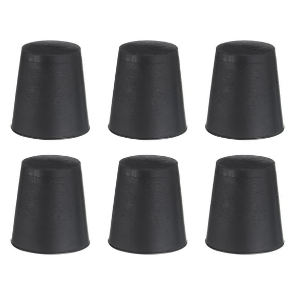 6 Pack Silicone Rubber Tapered Plug, 18mm to 24mm High Temp for Hole Plugs, Spraying, Coating, 25mm