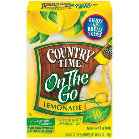 Country Time On The Go Lemonade Drink Mix, 6.7 oz - Walmart.com