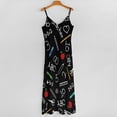 thumbnail image 5 of SCHOOL EDUCATION Sleeveless Suspender Dress Summer Fashion Casual Long Dress, 5 of 9