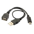 thumbnail image 1 of chenyang USB C OTG Cable USB 3.1 Type C to USB 2.0 OTG Data Cable with USB Power, 1 of 4