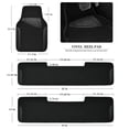 thumbnail image 2 of Alfombrillas de coche CAR PASS, impermeables, universales, de piel sintética, 2 of 6