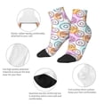 thumbnail image 6 of Bingfone Donuts And Coffee Design Patterned Men'S Women'S Casual Cotton Socks, 6 of 9